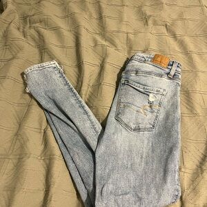 American Eagle Outfitters Light Blue Skinny Jeans